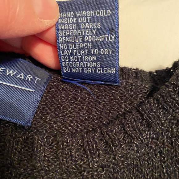 Catherine Stewart for BellePointe poinsettia sweater vest ugly Christmas sweater - Picture 7 of 10